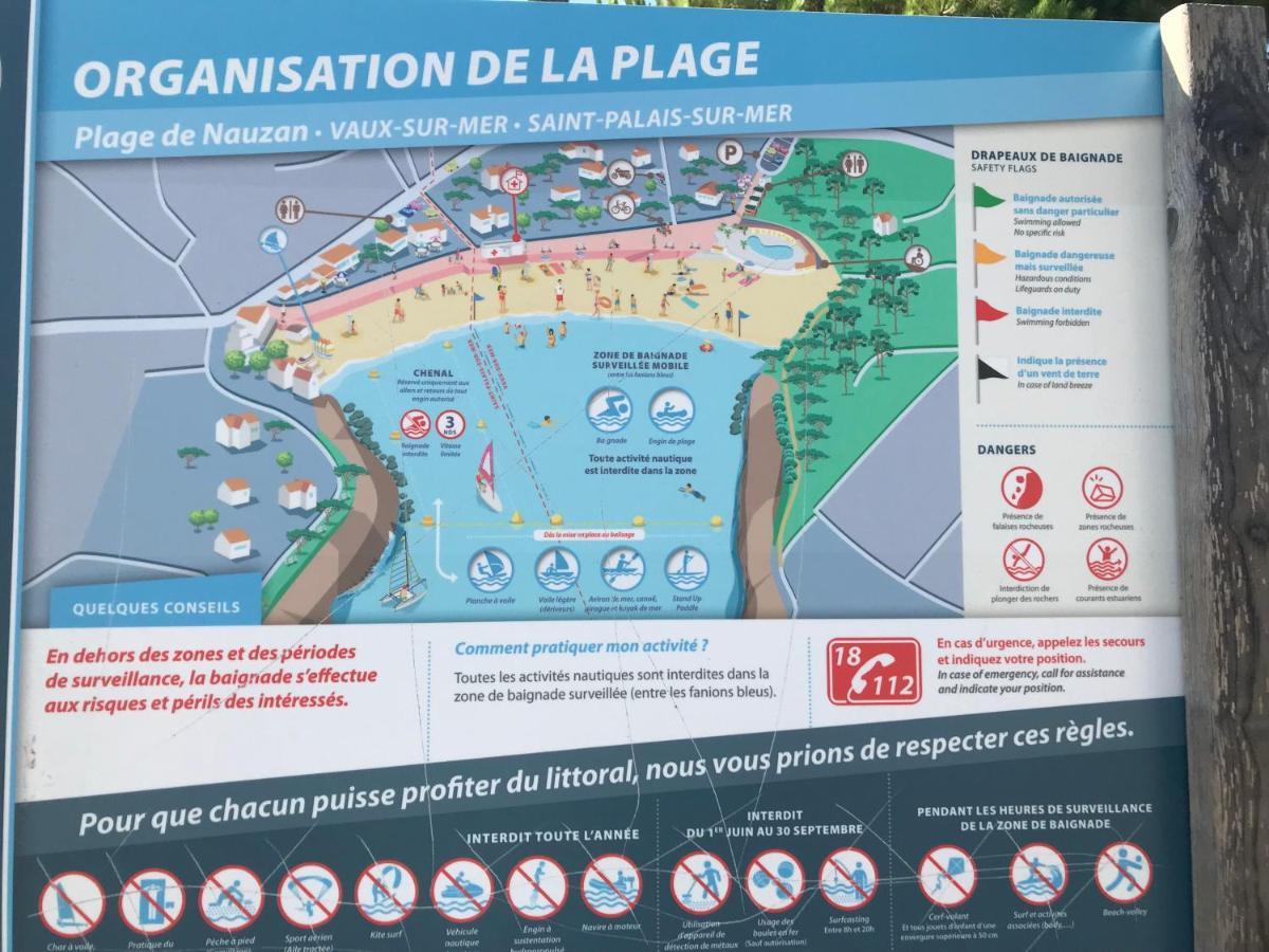 Nauzan Lägenhet Vaux-sur-Mer Exteriör bild